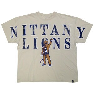 natural oatmeal short sleeve t-shirt with Nittany Lions and mascot
